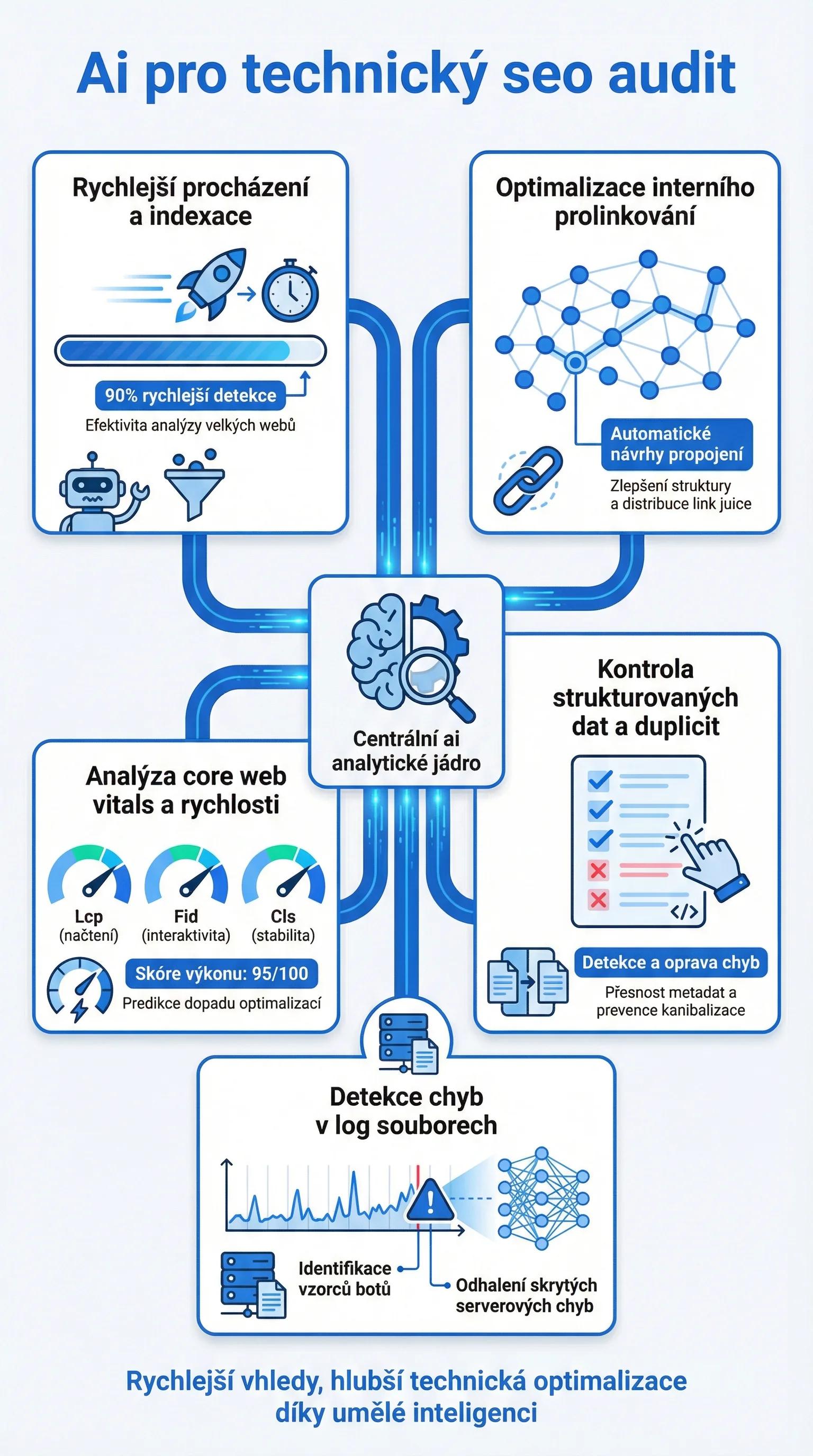 Infografika - AI pro technický SEO audit