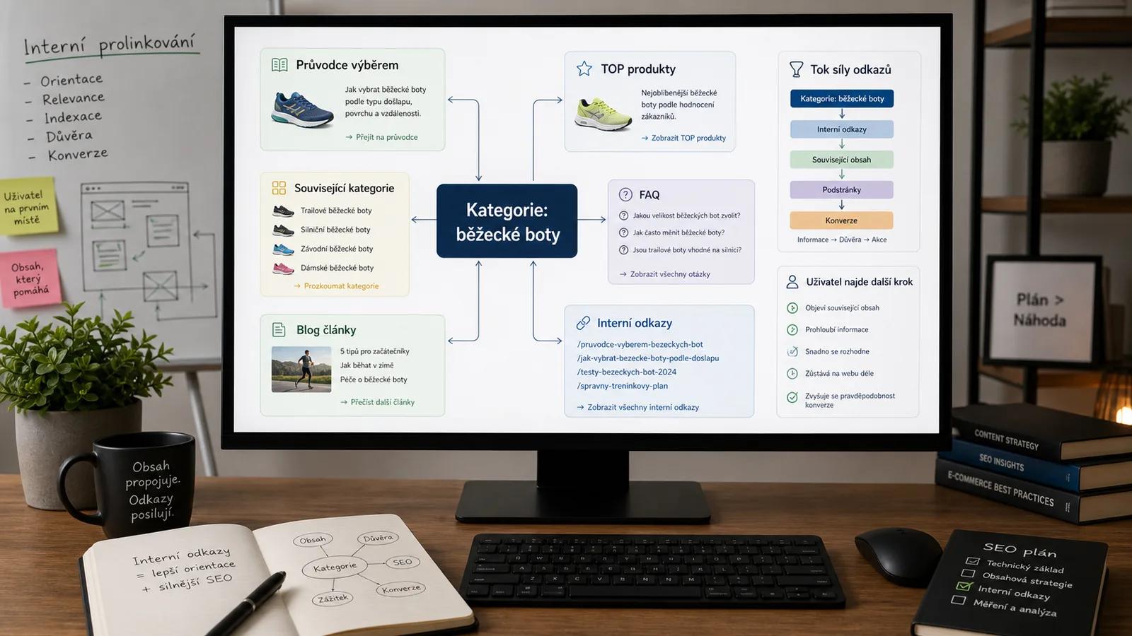 Infografika - Související články - Category Page SEO: Jak dostat kategorie do TOP 3 (Strategie 2026)