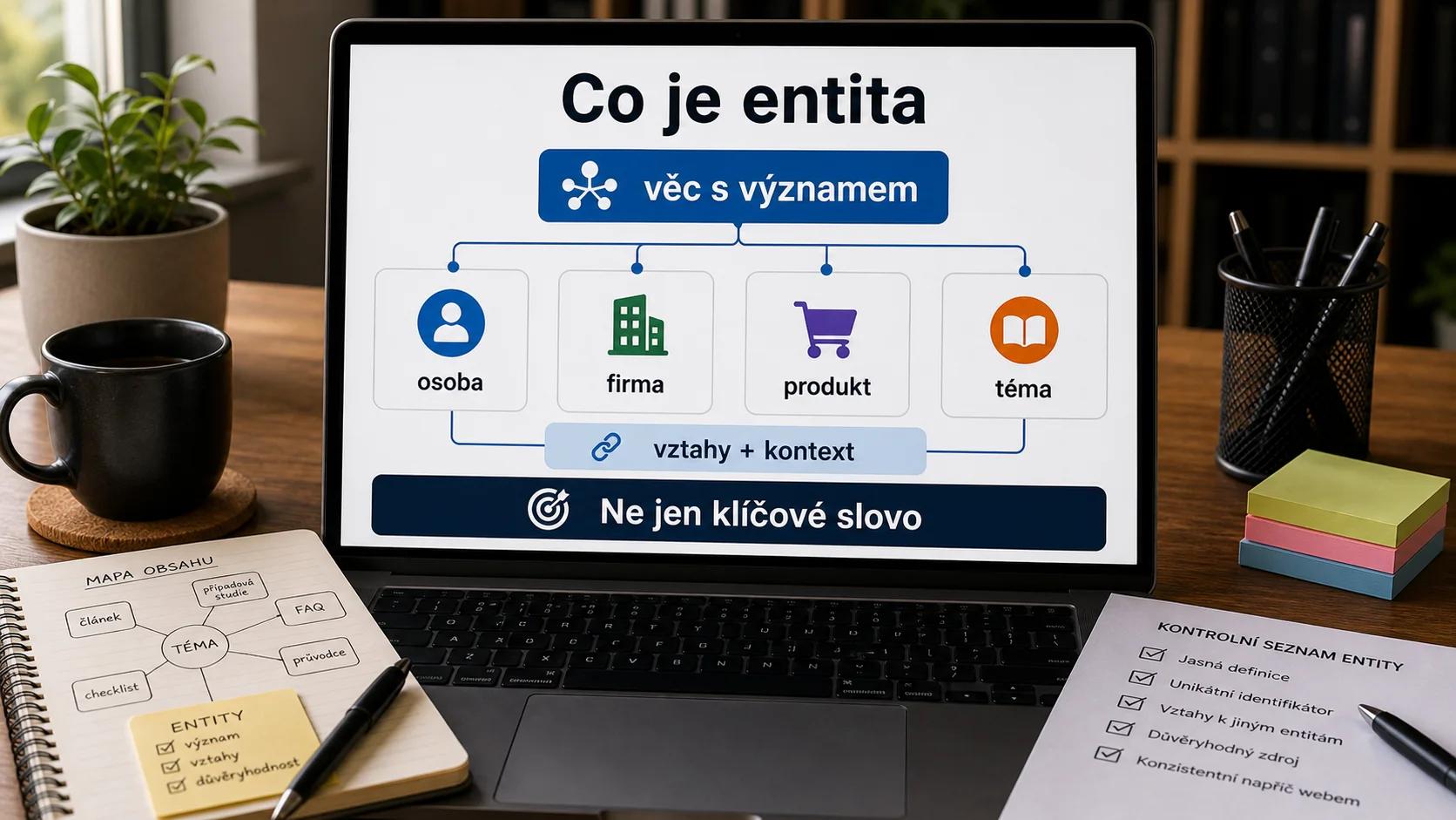 Infografika - Co je Entity - Entity v SEO: Jak Google chape vas obsah