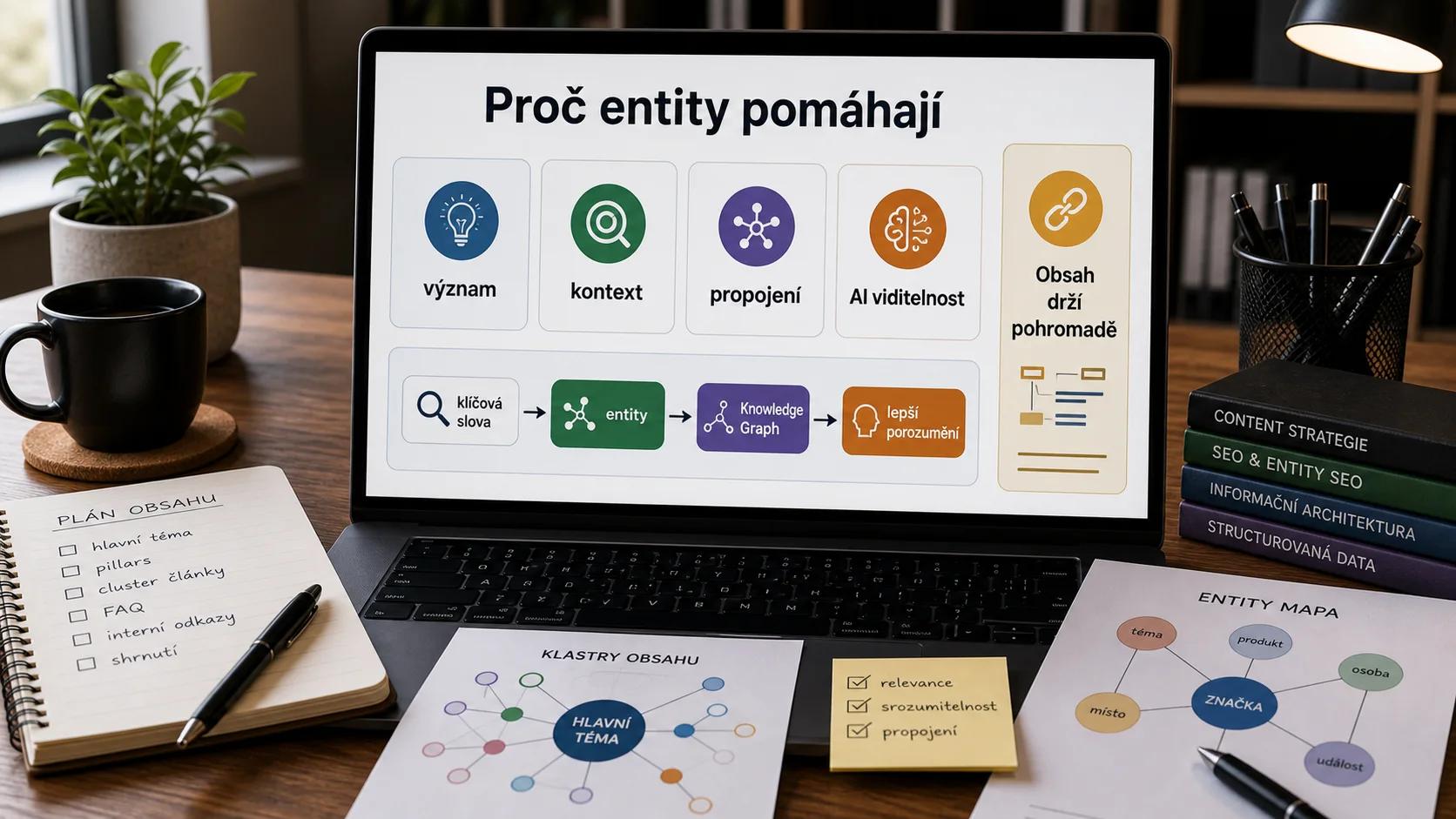 Infografika - Proc jsou entity dulezite pro SEO - Entity v SEO: Jak Google chape vas obsah