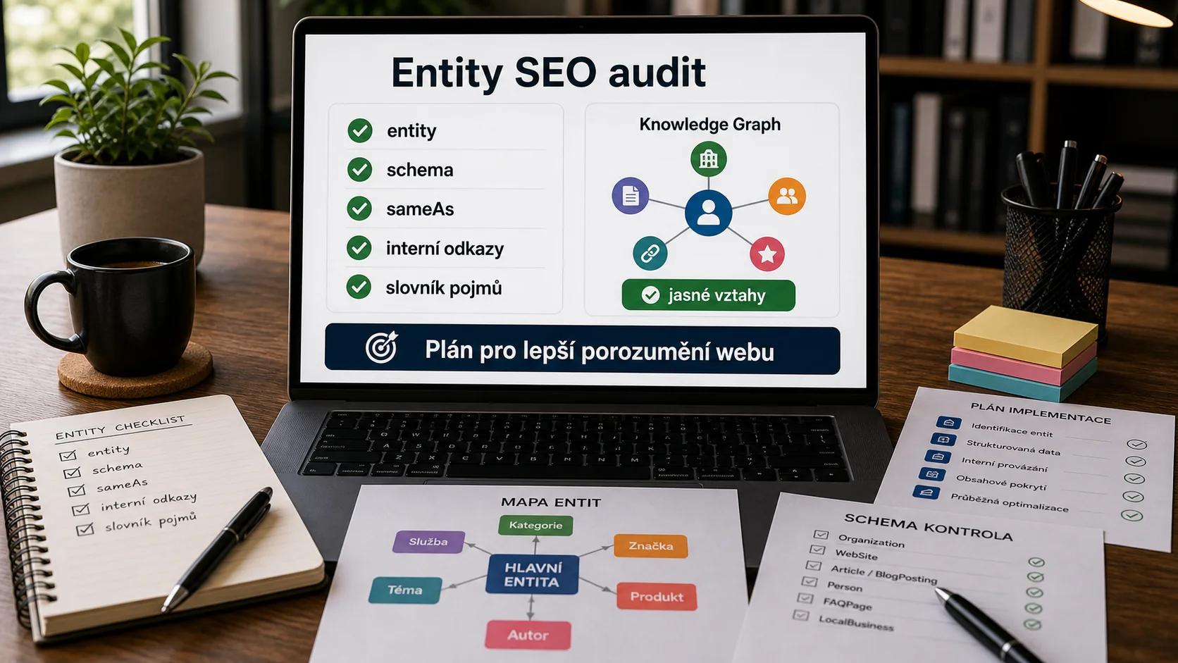 Infografika - Potrebujete pomoct s entity SEO? - Entity v SEO: Jak Google chape vas obsah
