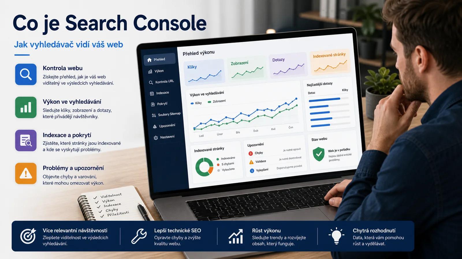 Screenshot - Co je Google Search Console