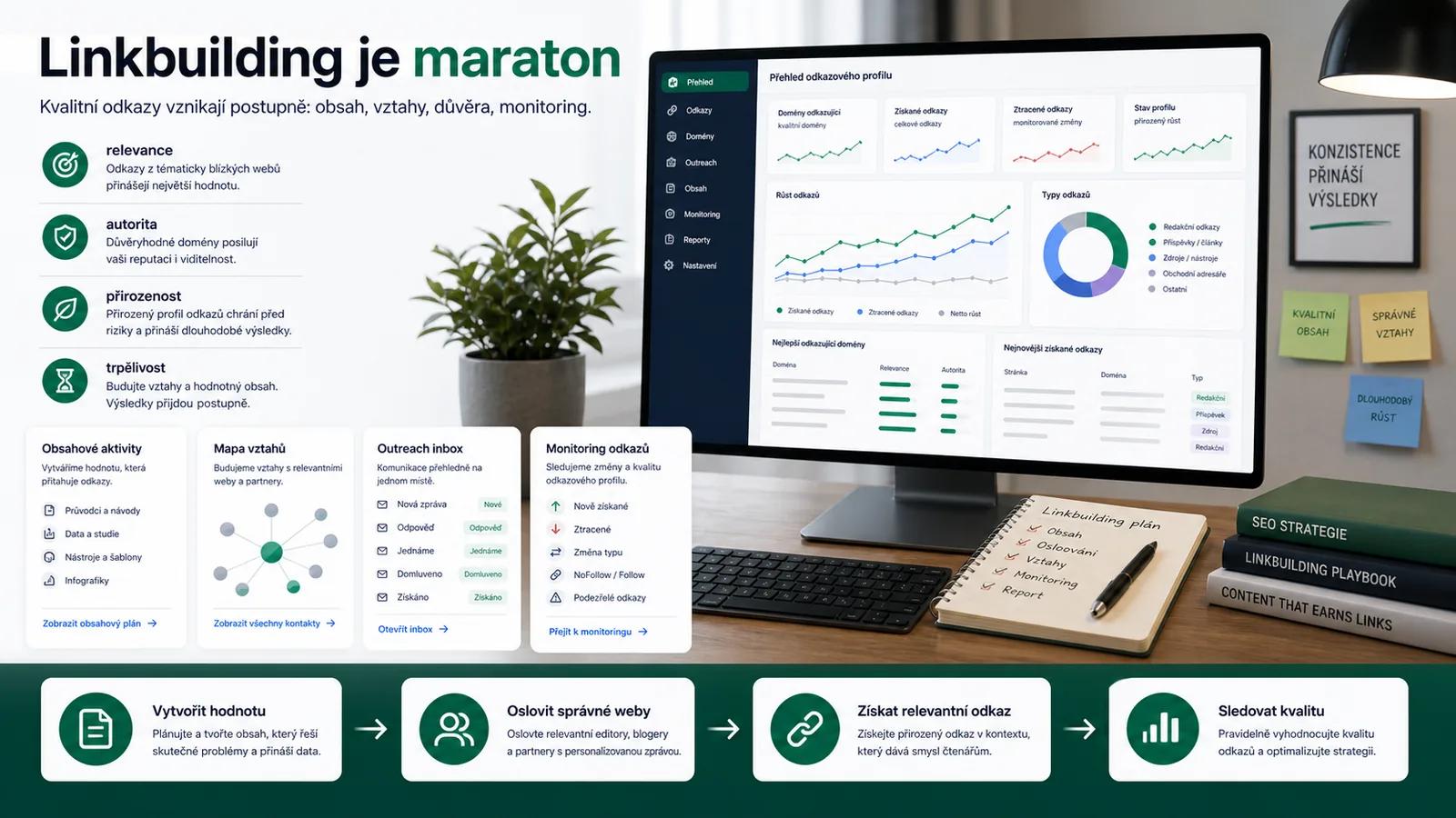 Infografika - Závěr: Budování odkazů je maraton