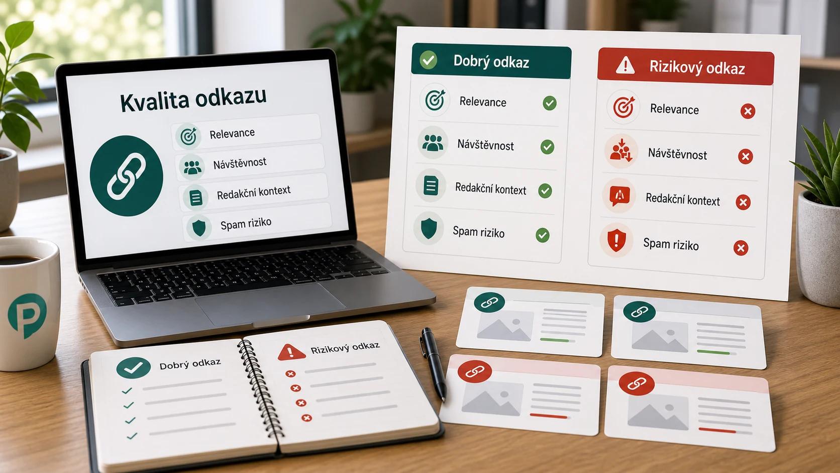 Infografika - Jak hodnotit kvalitu odkazu