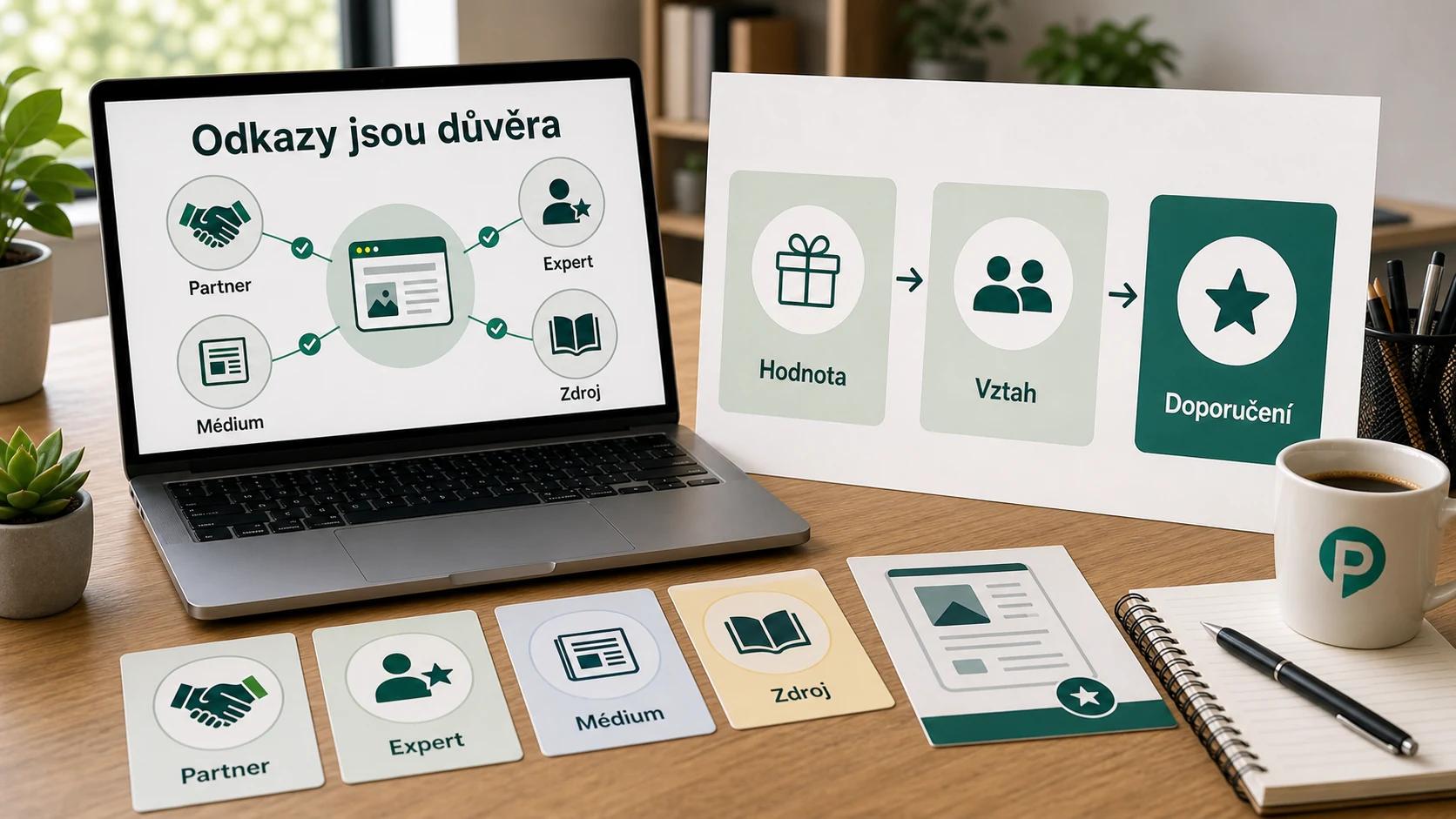 Infografika - Závěr: Odkazy jsou důvěra