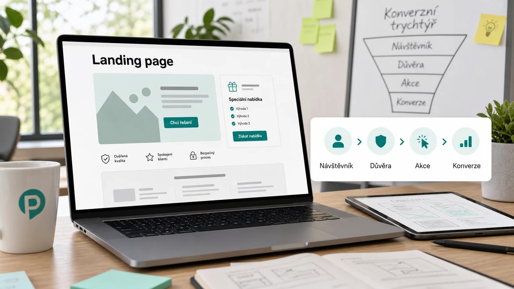 Infografika - Uvod: Proc je Optimalizace Landing Page Klicova? - Landing Page: Optimalizace pro Explozivni Konverze!