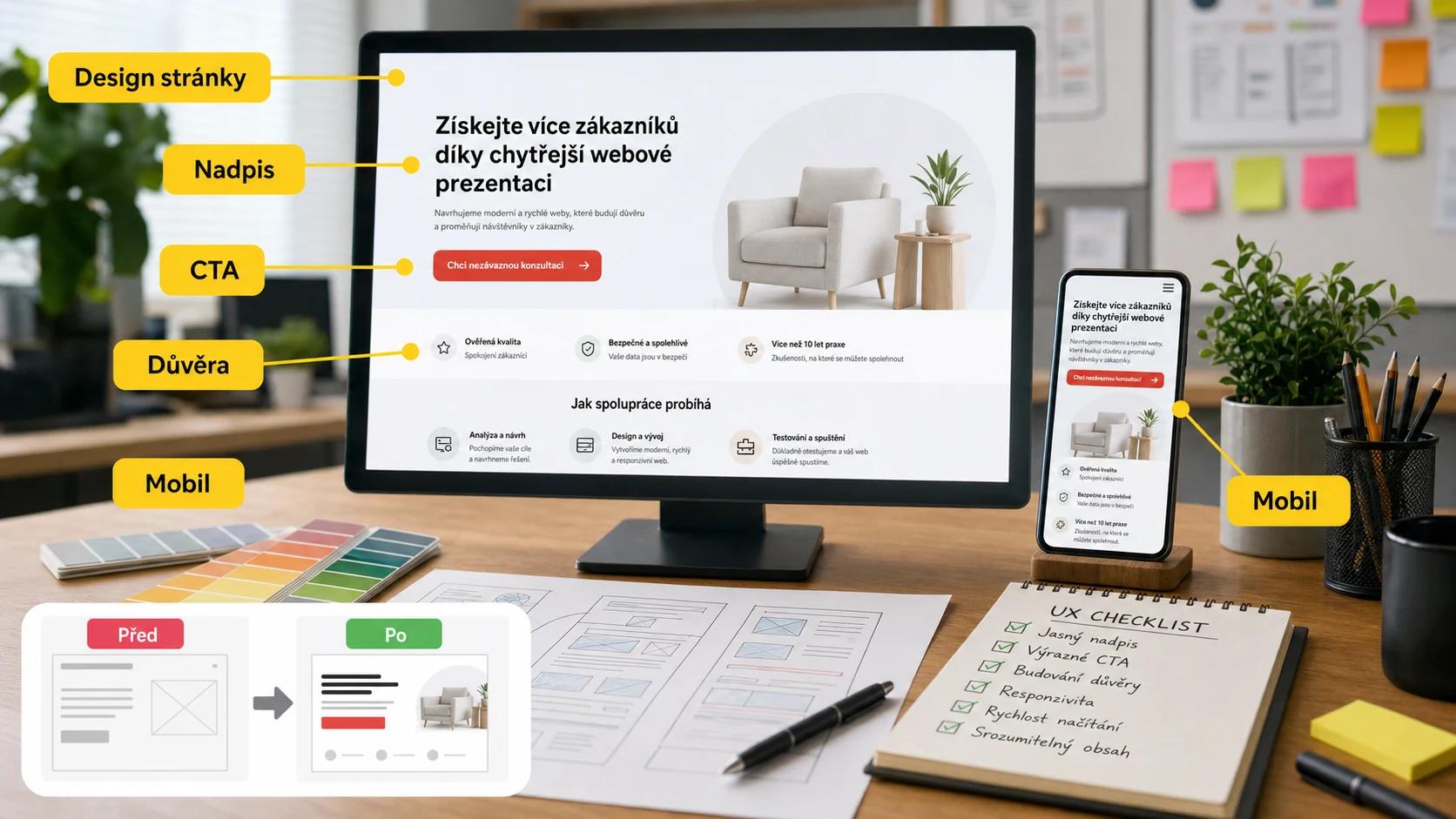 Infografika - Design: Vzhled, ktery Prodava - Landing Page: Optimalizace pro Explozivni Konverze!