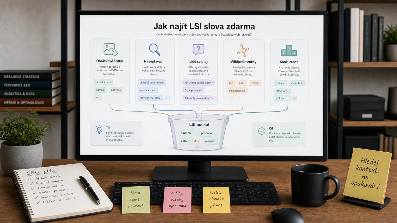 Screenshot - 5 Nástrojů zdarma, jak najít LSI slova - LSI klíčová slova: Praktický manuál pro rok 2025