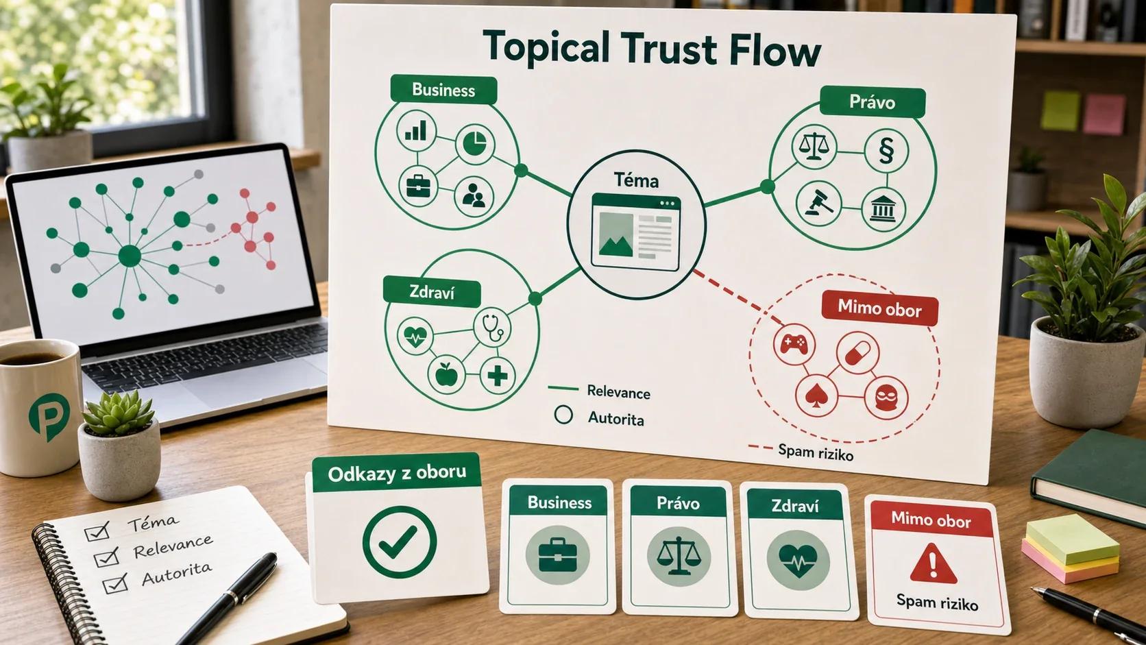 Infografika - Topical Trust Flow — skrytý poklad