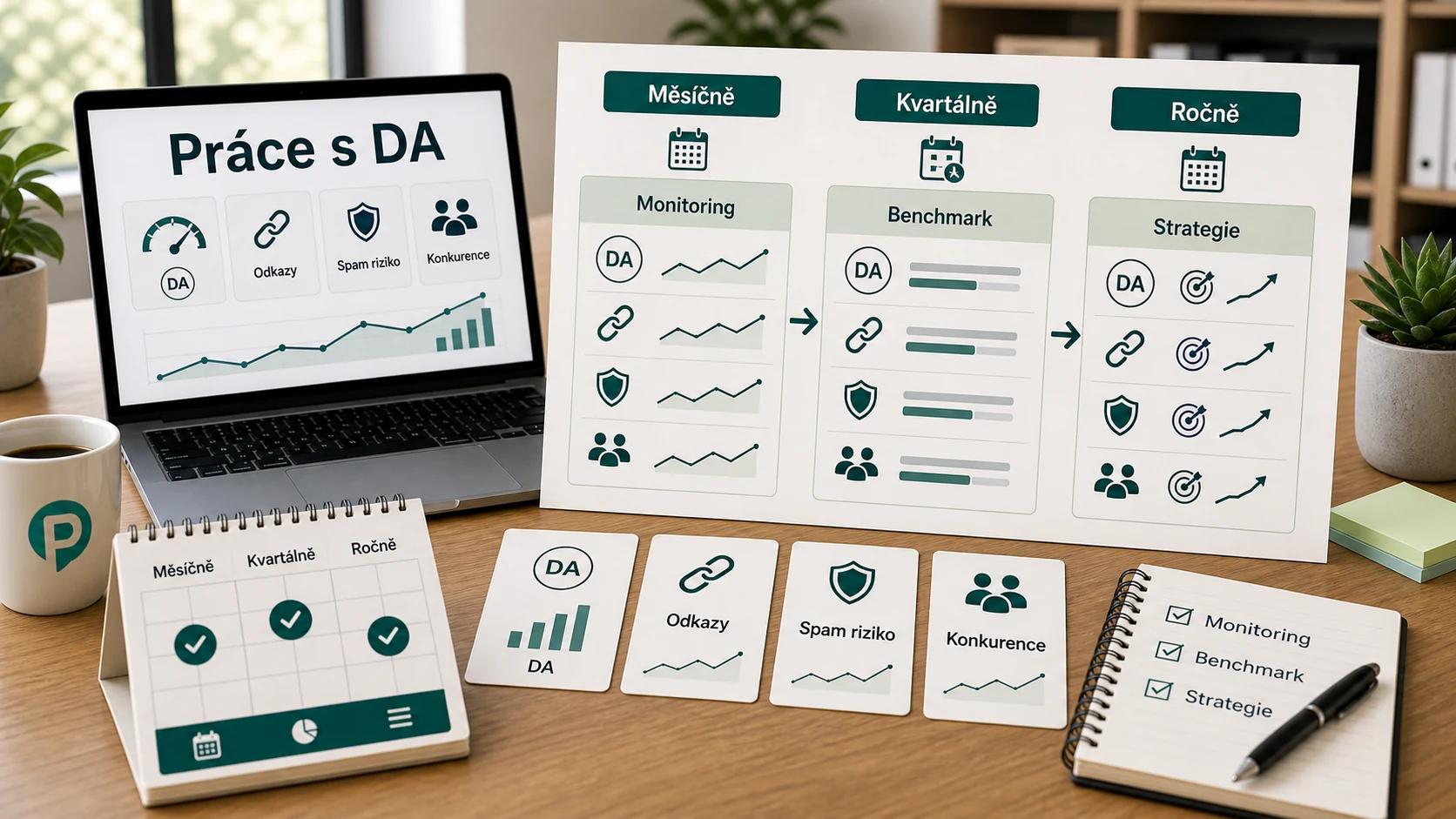Infografika - Praktický postup pro práci s DA