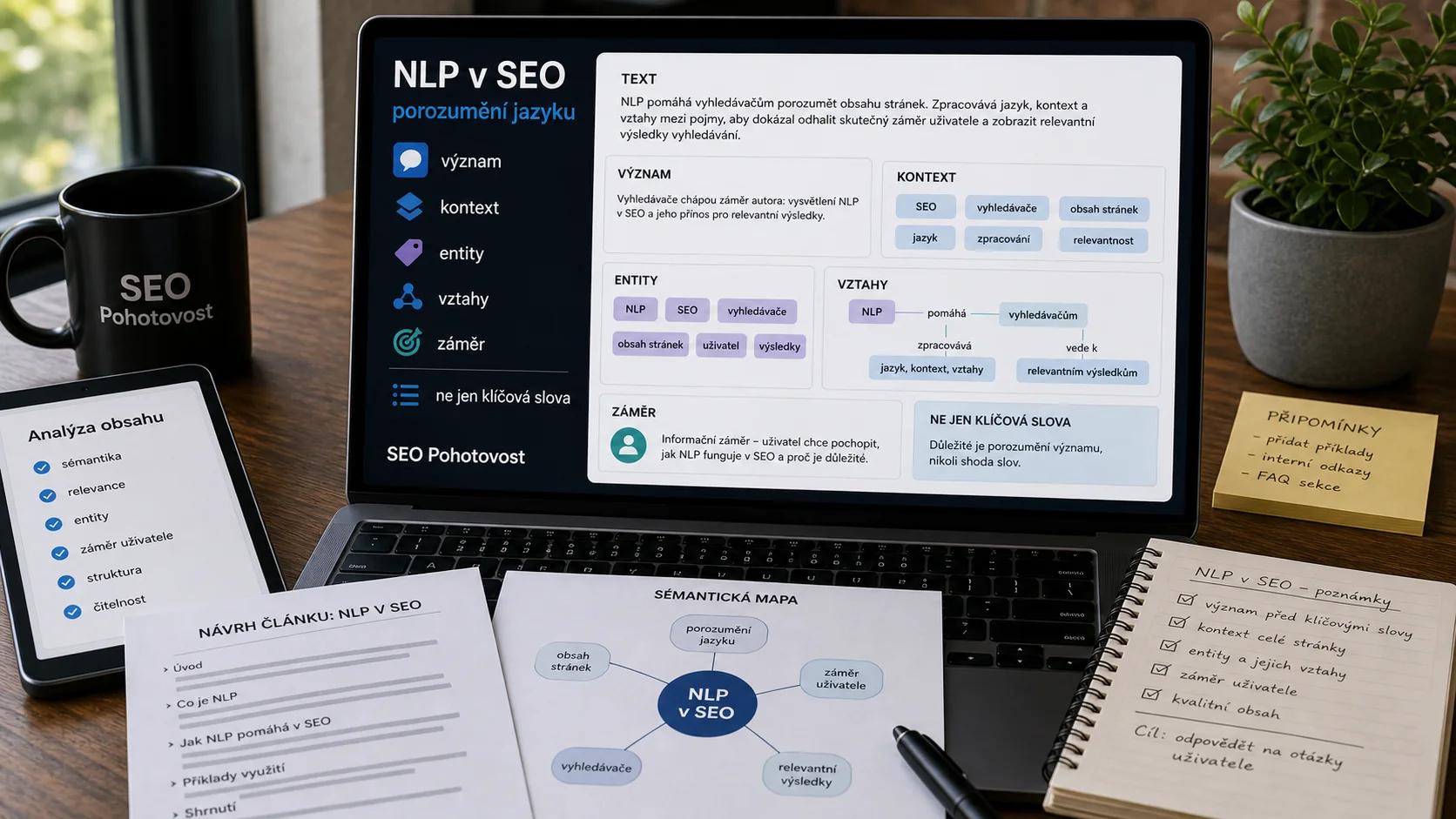 Infografika - Co je NLP - NLP v SEO: Jak Google rozumí vašemu obsahu