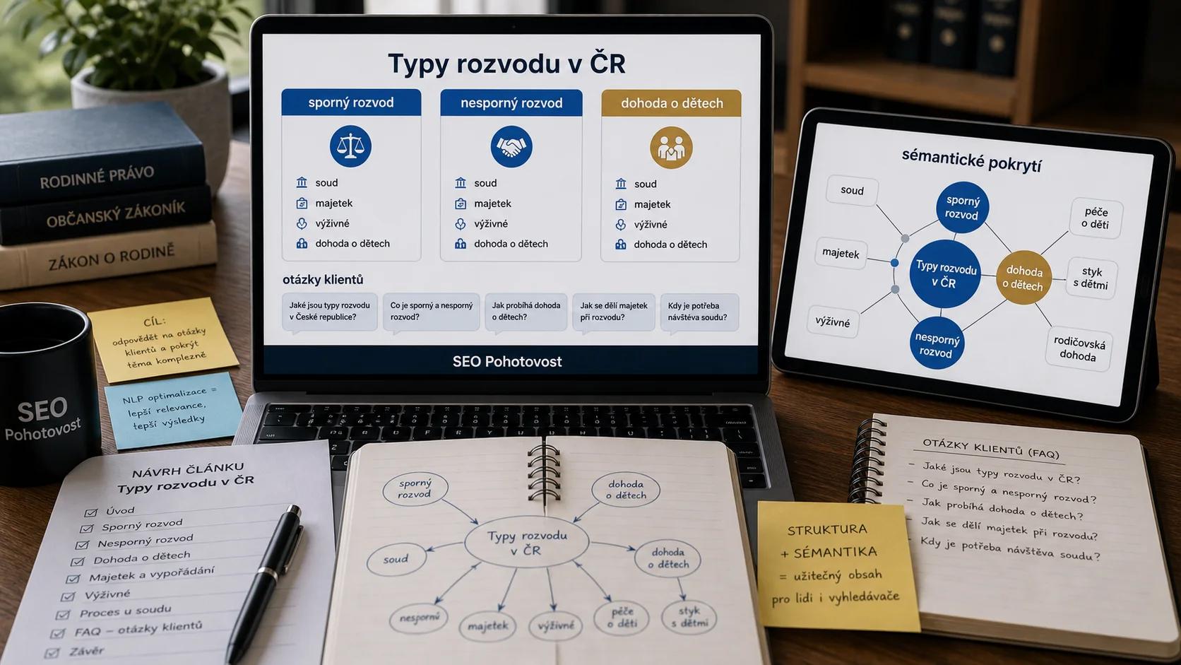 Infografika - Typy rozvodu v ČR - NLP v SEO: Jak Google rozumí vašemu obsahu