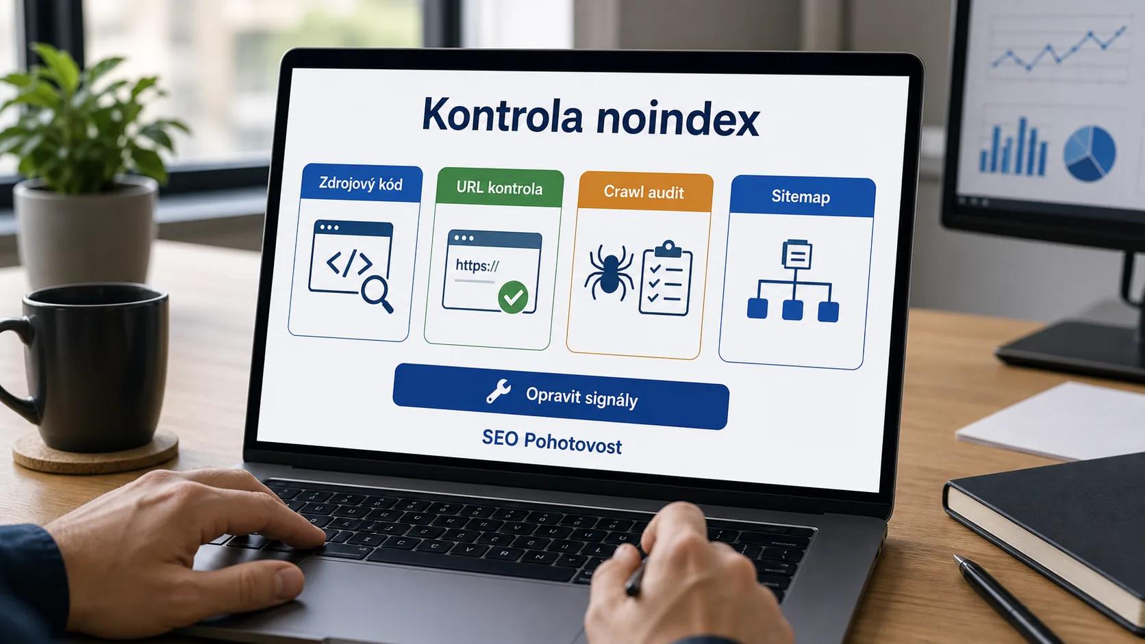 Infografika - Jak zkontrolovat noindex na vašem webu - Noindex: Jak skrýt stránky před Google