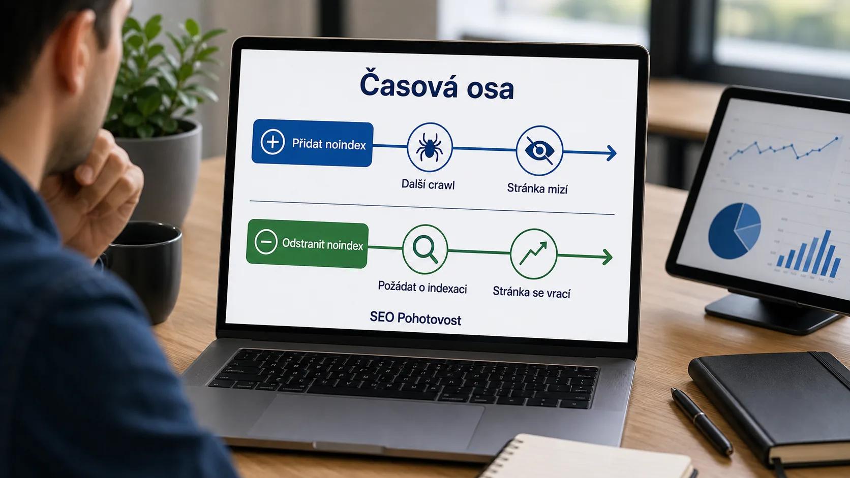 Infografika - Jak dlouho trvá, než Google respektuje noindex - Noindex: Jak skrýt stránky před Google