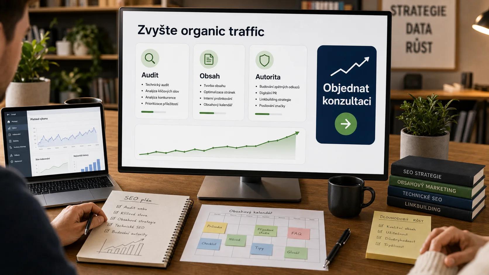 Infografika - Chcete zvýšit organic traffic vašeho webu? - Organic Traffic: Proč je lepší než placená reklama