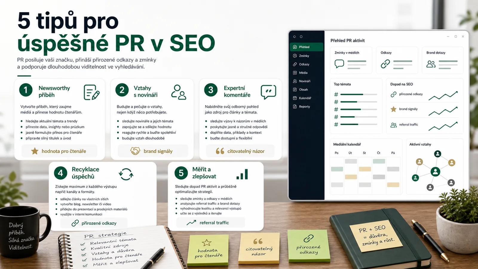 5 tipů pro úspěšné PR pro SEO