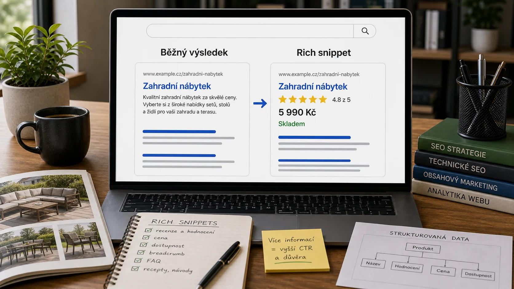 Infografika - Co je Rich Snippet - Rich Snippet: Jak získat hvězdičky a ceny ve výsledcích Google