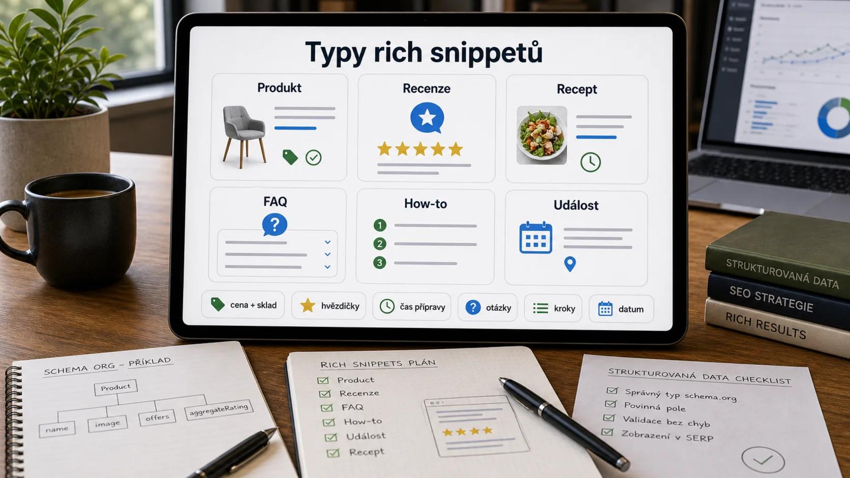 Infografika - Typy rich snippetů - Rich Snippet: Jak získat hvězdičky a ceny ve výsledcích Google