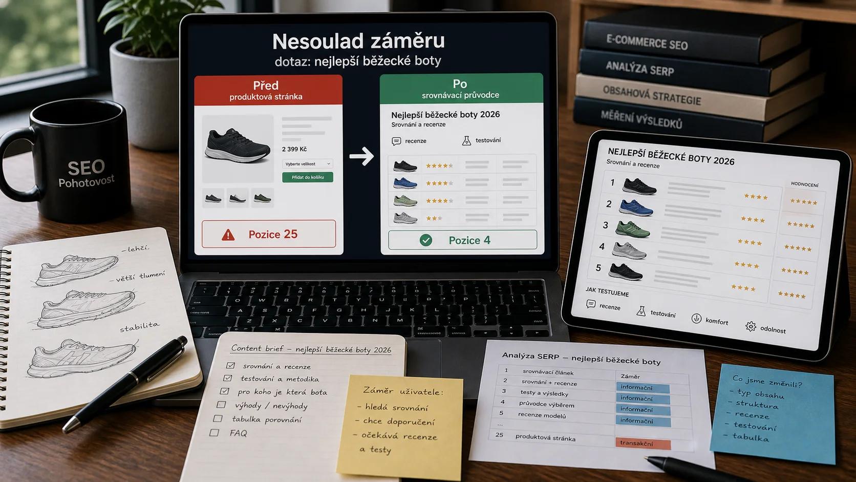 Infografika - Top 10 bezeckych bot pro rok 2024 - Search Intent: Proc zamer vyhledavani rozhoduje o uspechu