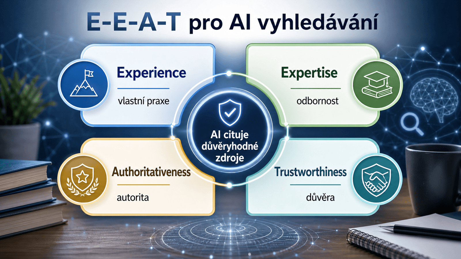 E-E-A-T framework pro AI optimalizaci