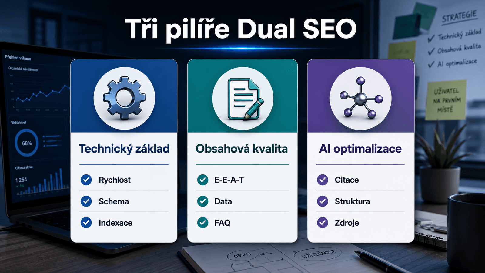 Tři pilíře Dual SEO strategie