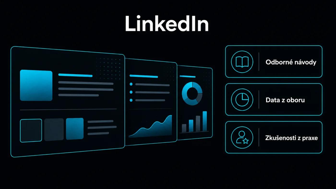 Karusel na LinkedIn - B2B prezentace a struktura slidů