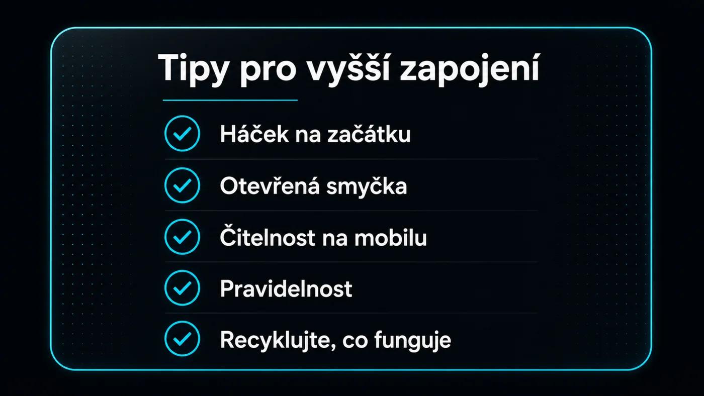 Tipy pro vyšší zapojení karuselových příspěvků