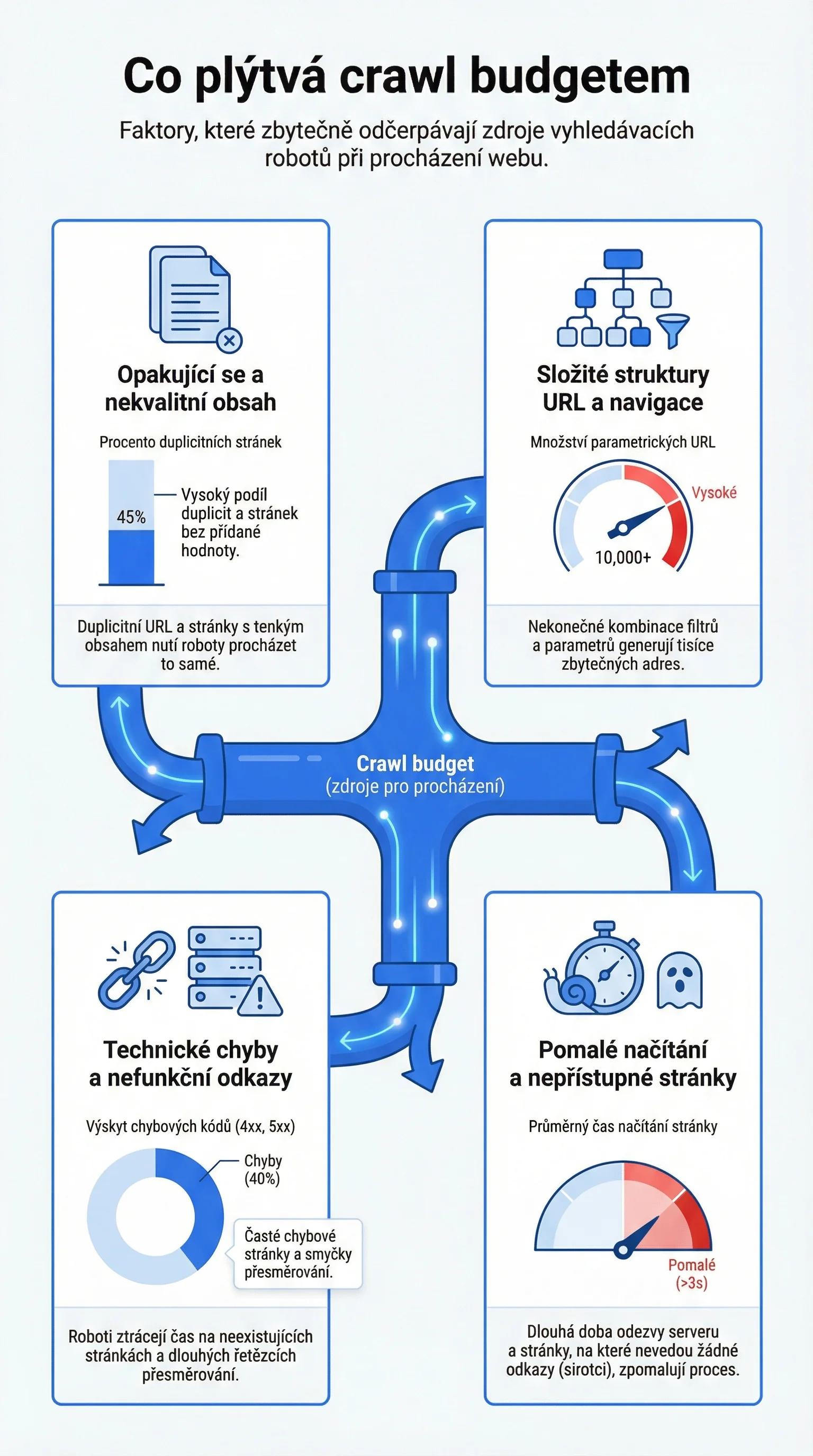 Infografika - Co plýtvá rozpočtem na procházení