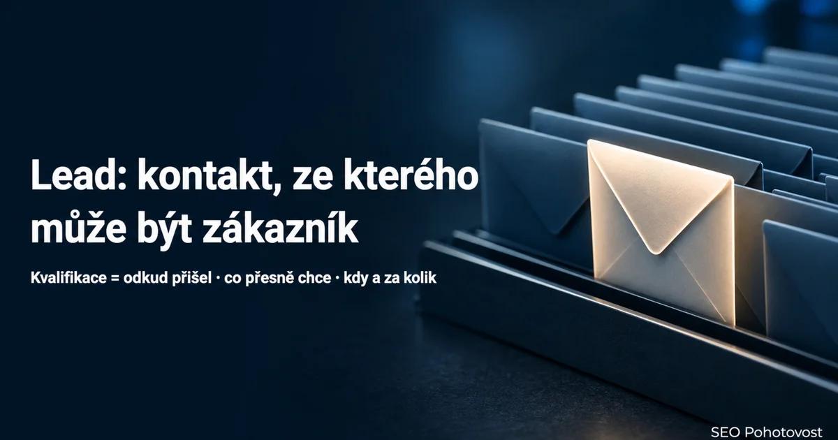 Lead: kvalifikace poptávek z webu třemi otázkami