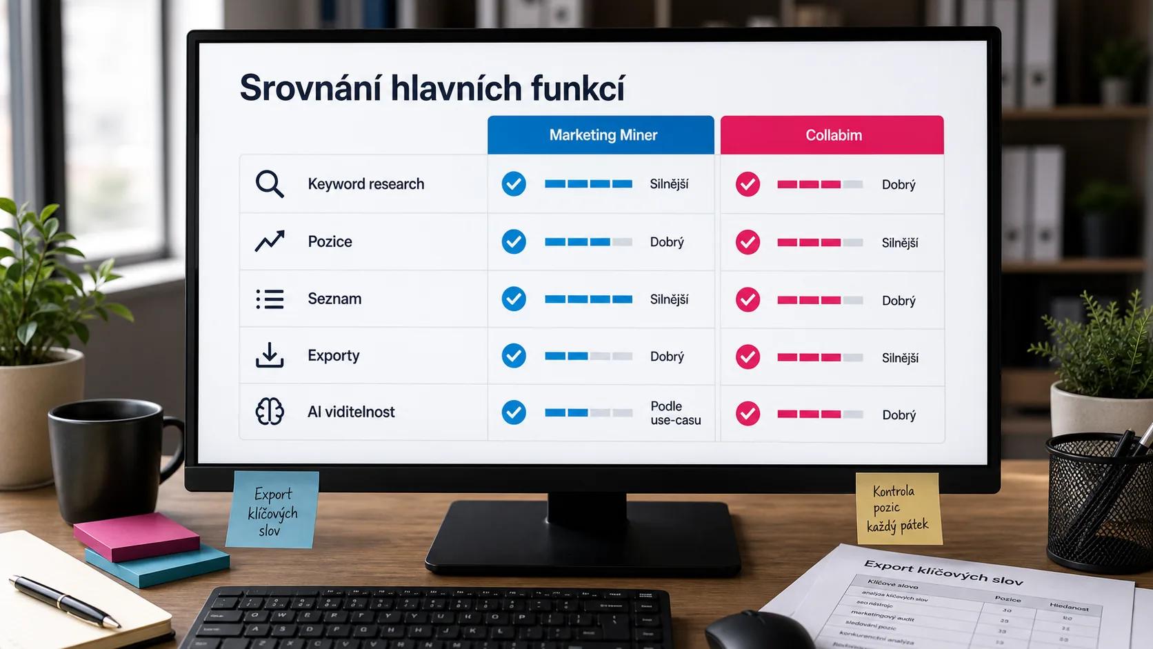 Kde má který nástroj strop: společné limity a slabiny obou