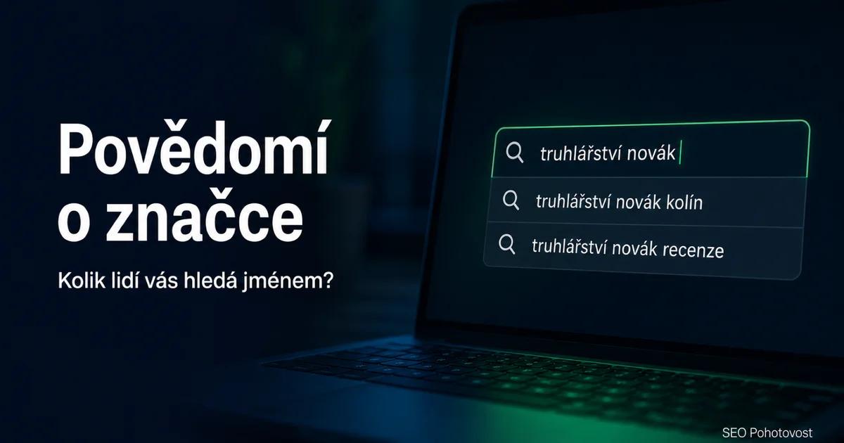 Povědomí o značce: kolik lidí vás hledá jménem