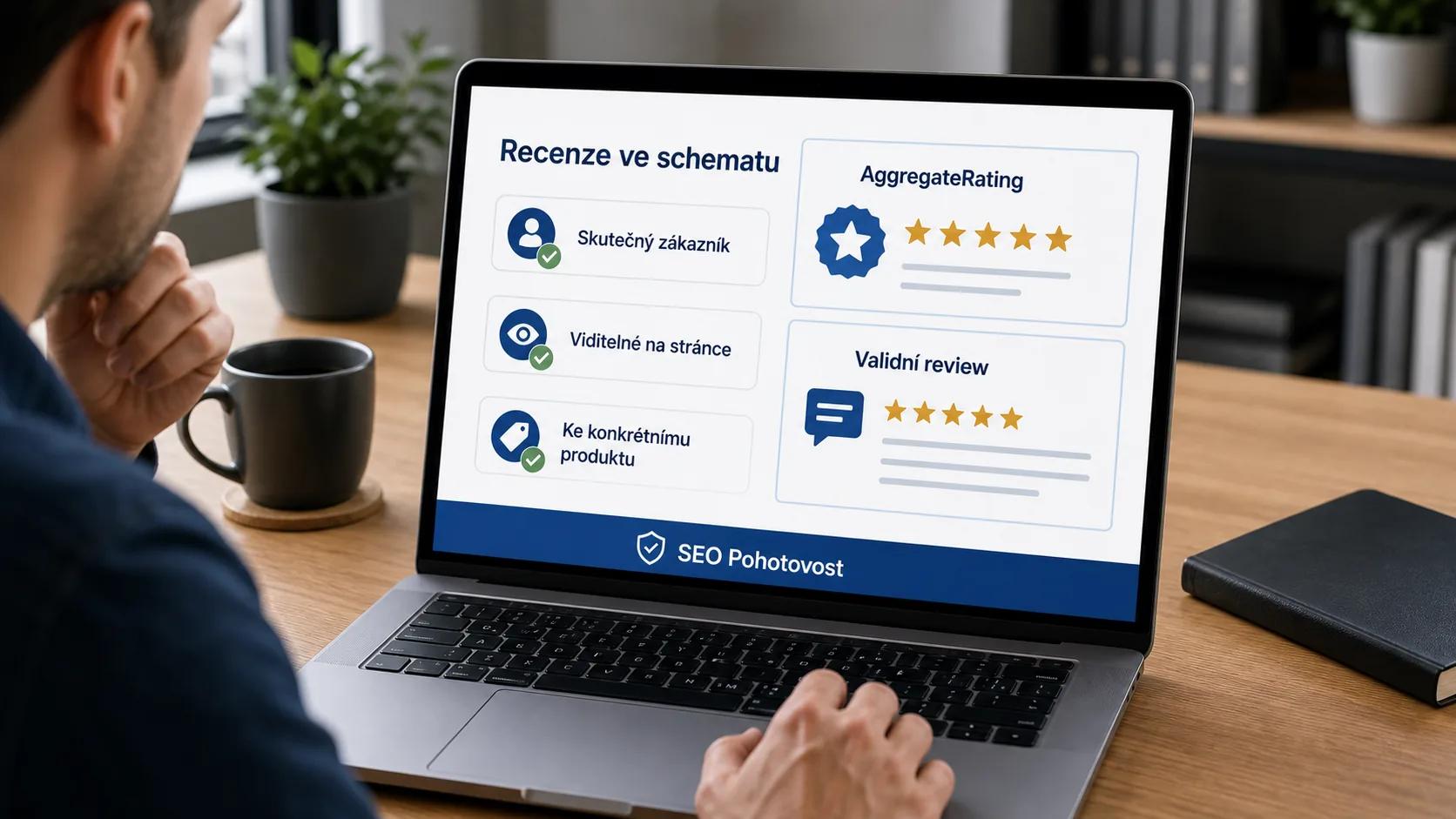 Pravidla pro recenze ve strukturovaných datech: skutečný zákazník, viditelné na stránce, ke konkrétnímu produktu