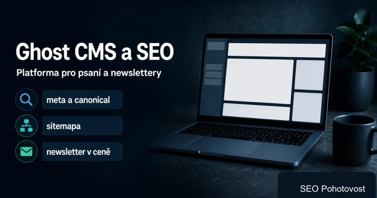 Ghost CMS: publikační platforma s vestavěnými SEO základy a newslettery
