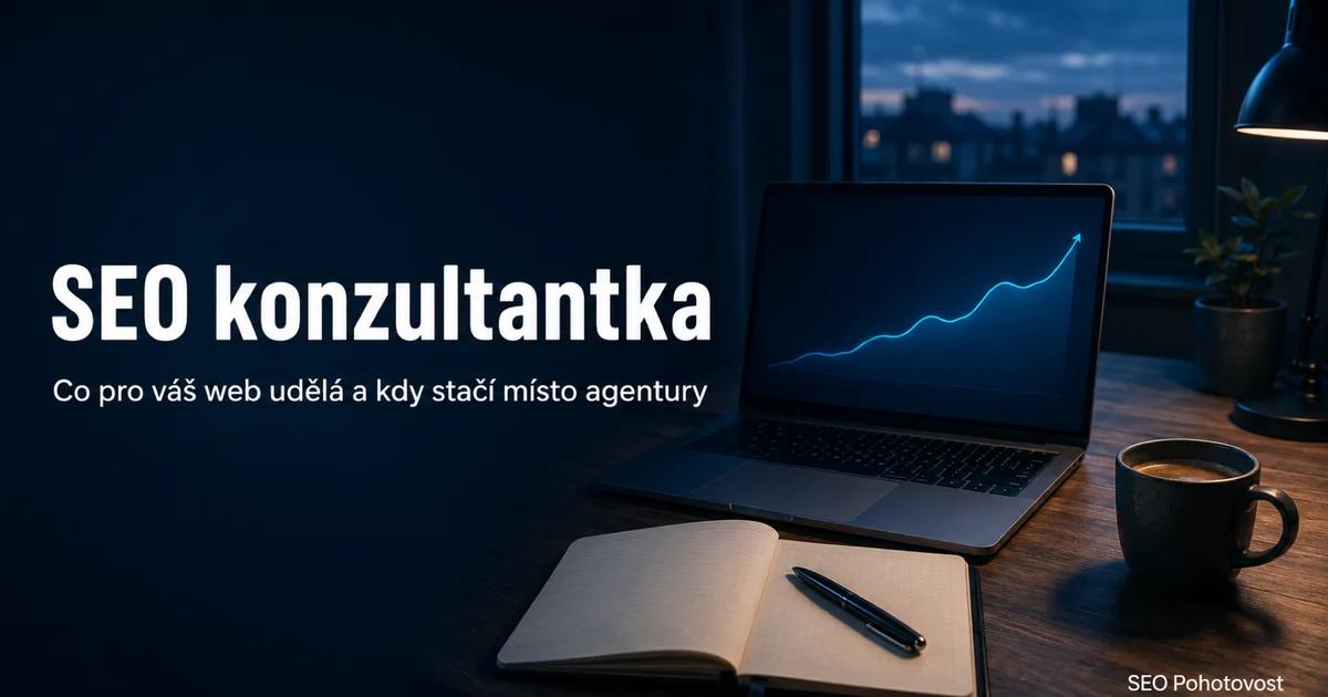 SEO konzultantka: co pro vás udělá, kdy stačí místo agentury a jak spolupráce probíhá