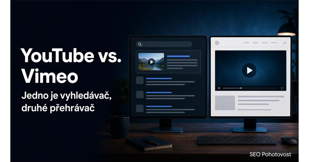 YouTube vs. Vimeo: vyhledávač s publikem vedle čistého přehrávače pro vlastní web