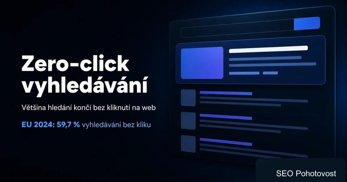 Zero-click vyhledávání: většina hledání na Googlu končí bez kliknutí na web
