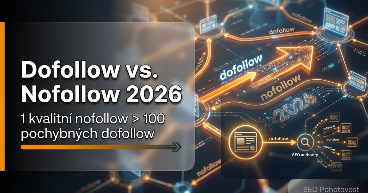 Dofollow vs Nofollow odkazy: Co potřebujete vědět (2026)